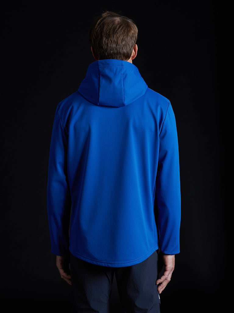 RACE SOFT SHELL+ HOODY OCEAN BLUE