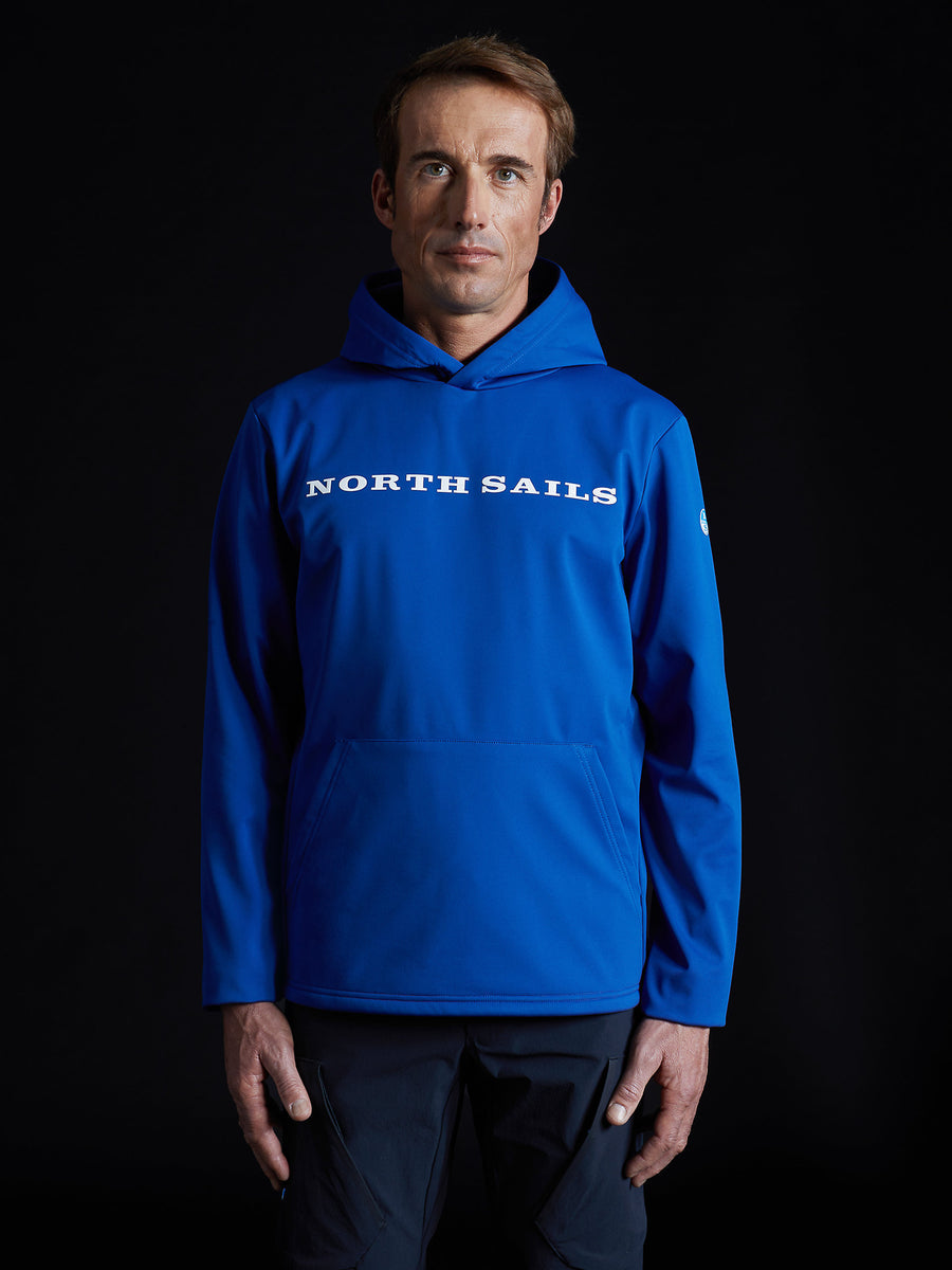 RACE SOFT SHELL+ HOODY OCEAN BLUE