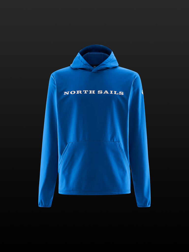 RACE SOFT SHELL+ HOODY OCEAN BLUE