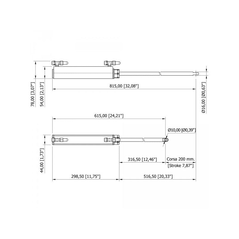 Hydraulik cylinder MC150