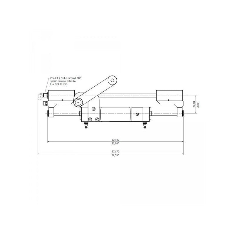 Hydraulik cylinder MC300BHD