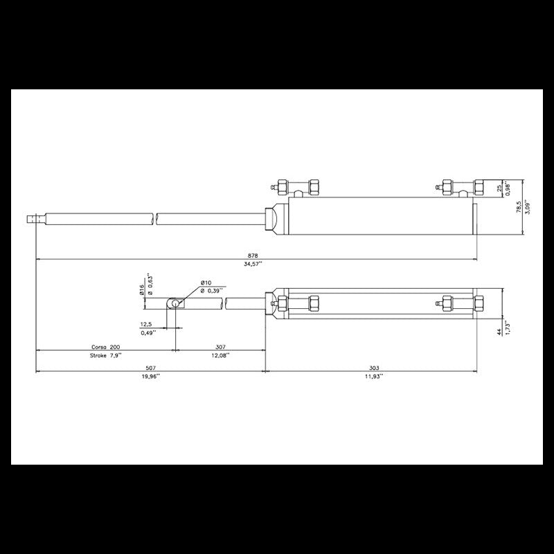 Steering system hyd.ext.150HK GF150T