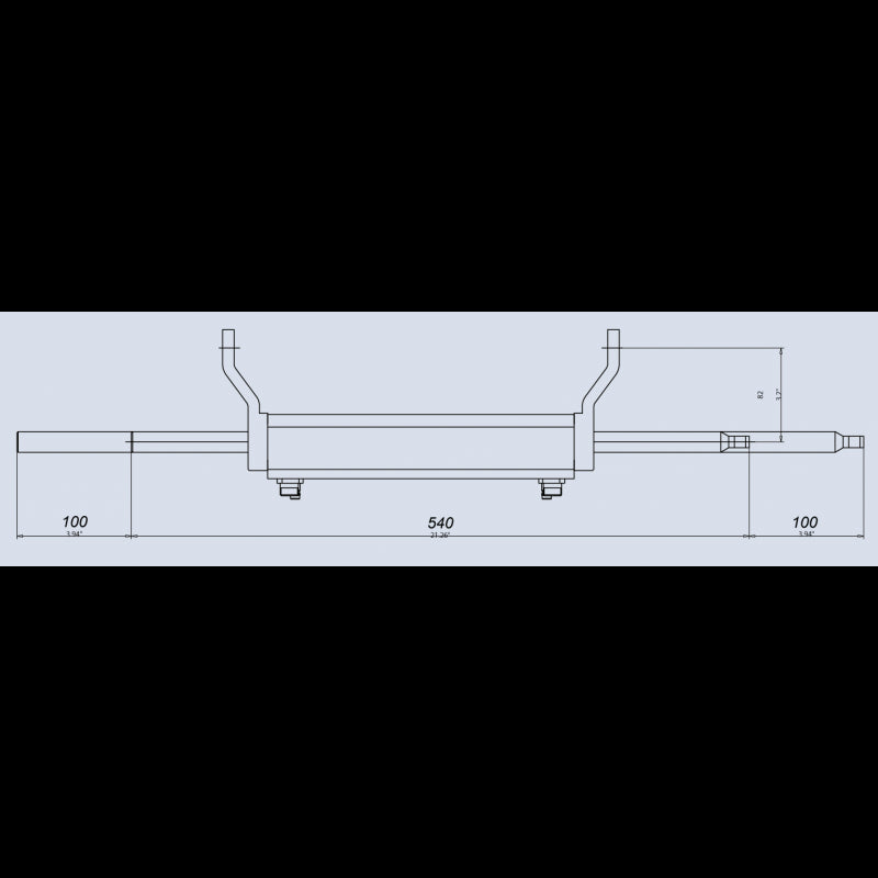 Steering system hydraulic ext. w/sl. GF300RT