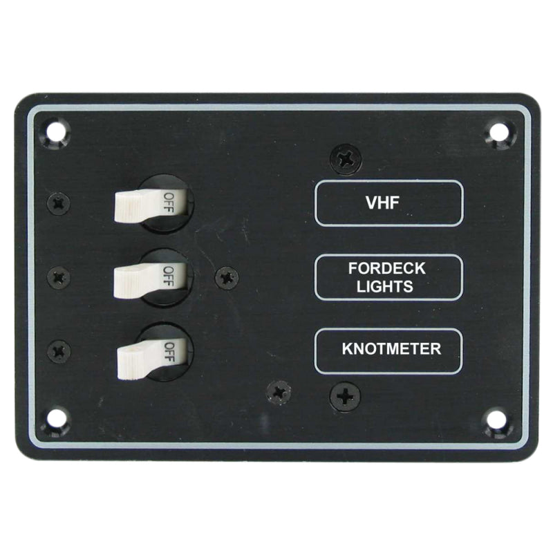 Kontaktpanel m/3 vippekont.