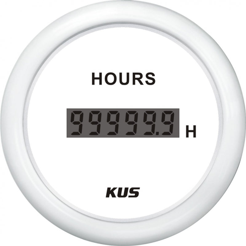 KUS Digital Timetæller Sort 12/24V