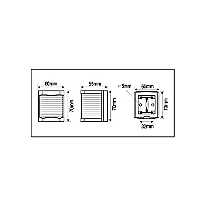 Lantern LZ starboard black house 7m