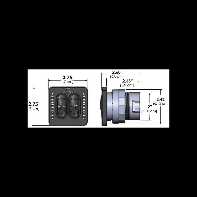 Lenco Control Panel Indik. 2-piece