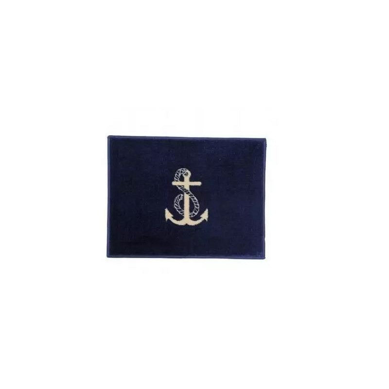 Mat with anchor motif, 45x30 cm