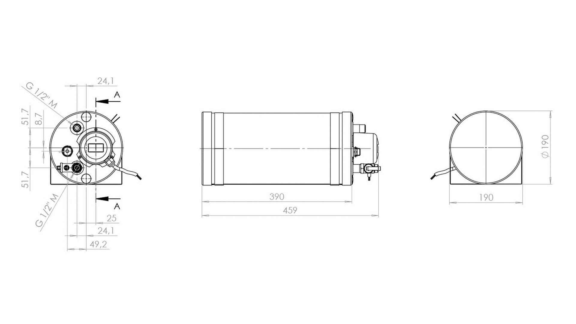 monoBOIL Electrical Hot Water Boiler 6L230V550W