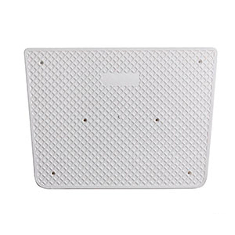 Engine plate for stern white H: 45 x W: 36 cm Goods 5 mm N0074043