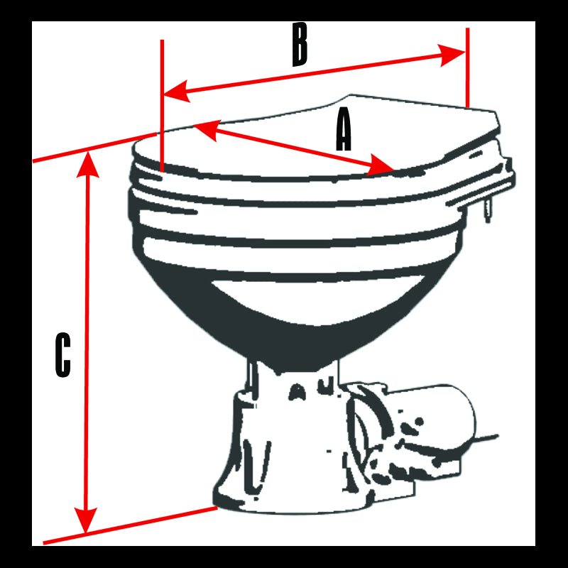 Nuova Rade toilet, 12V, standard