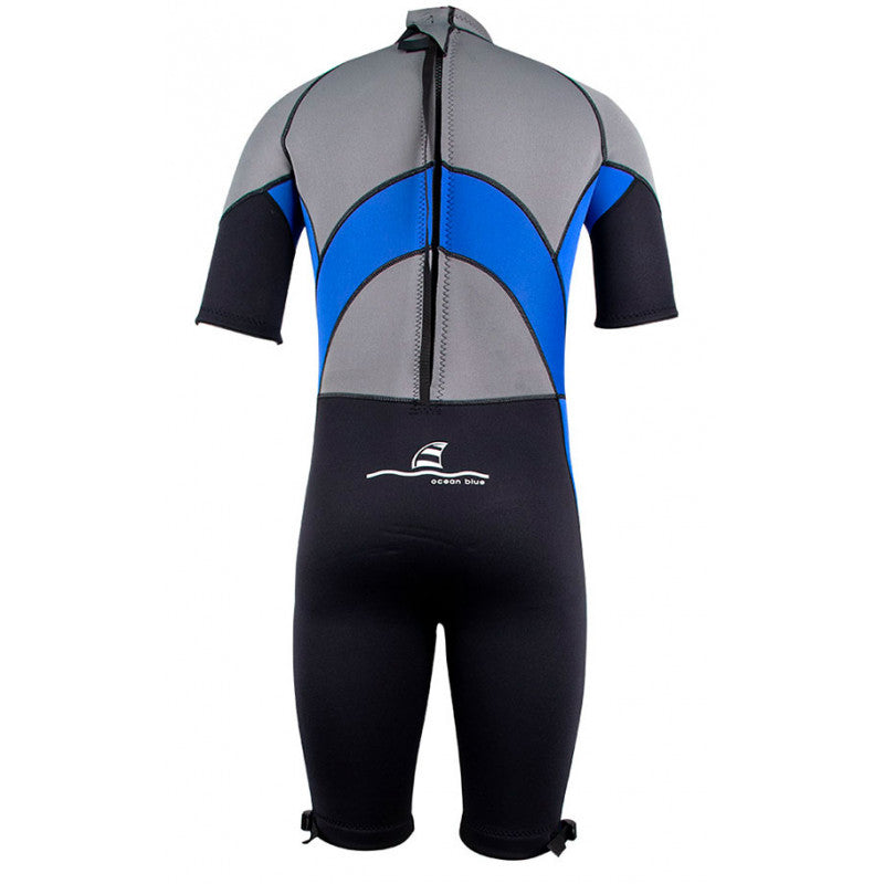 Wetsuit OcenB 3mm men, blue short XS