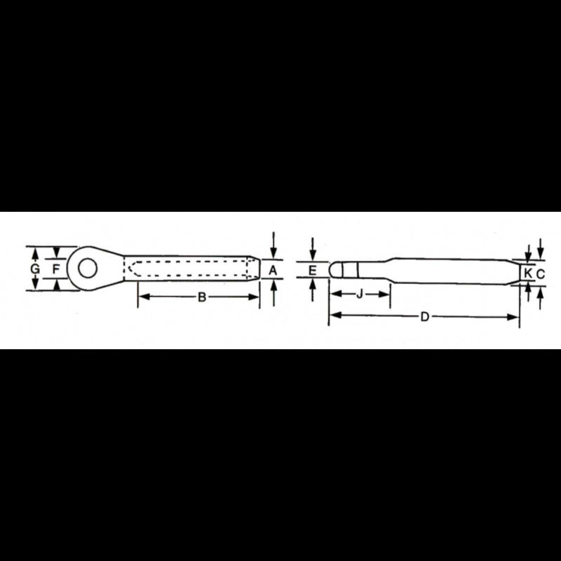 Eye terminal 2.5mm