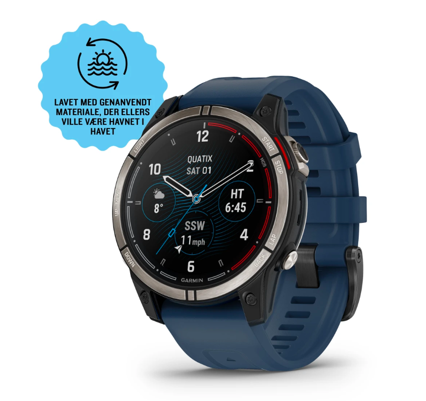 Garmin Quatix® 7 Pro Marine GPS-smartwatch med AMOLED-skærm (NYHED) 010-02803-81