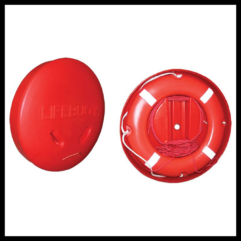 Lifebuoy, box and line