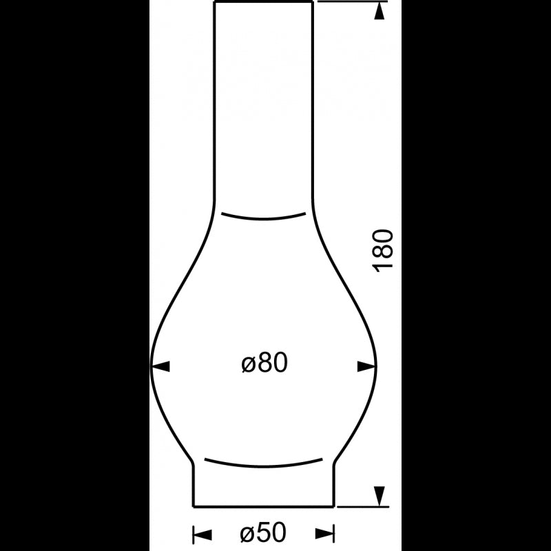 Burner glass Sampan II