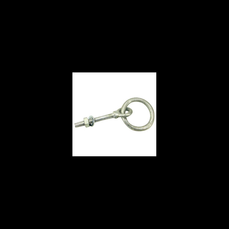 Ring bolt, galvanized 6 mm