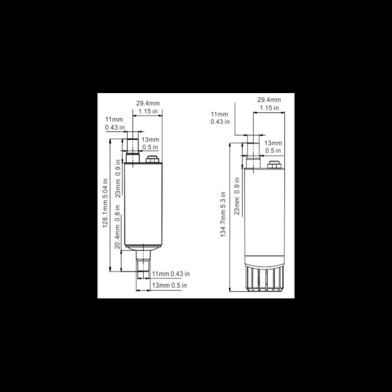 Drinking water pump inline/submersible 12V