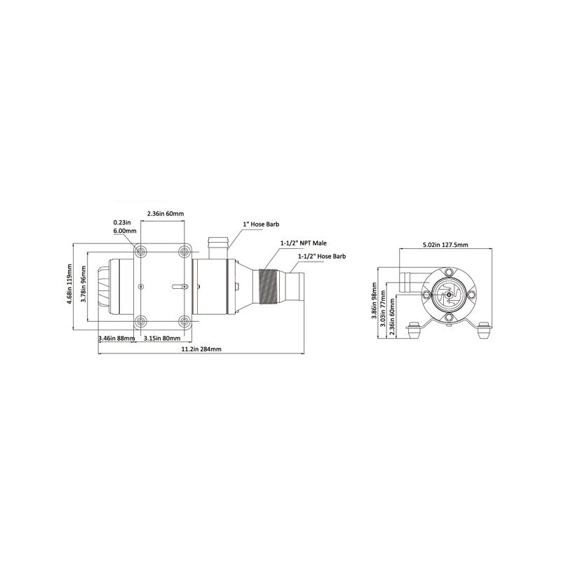 Macerator pumpe 12V