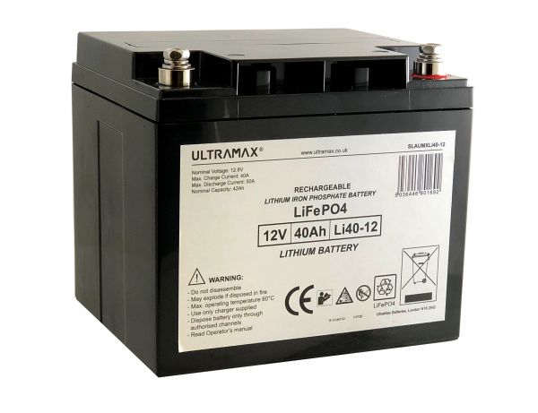 Ultramax Lithium 12V 40Ah