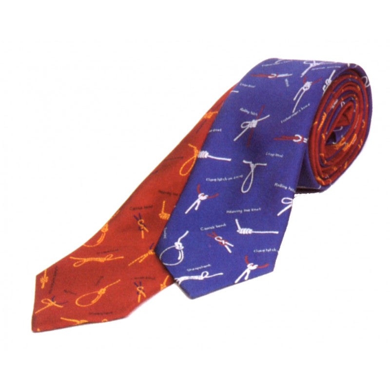 Tie 16 knots, silk, red