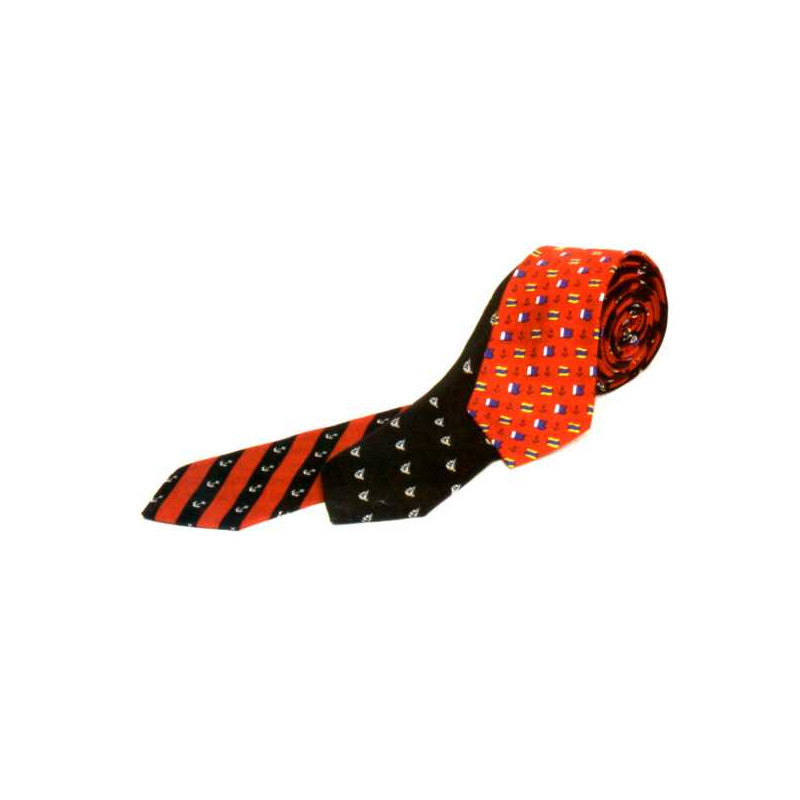 Tie anchors, polyester, red/blue