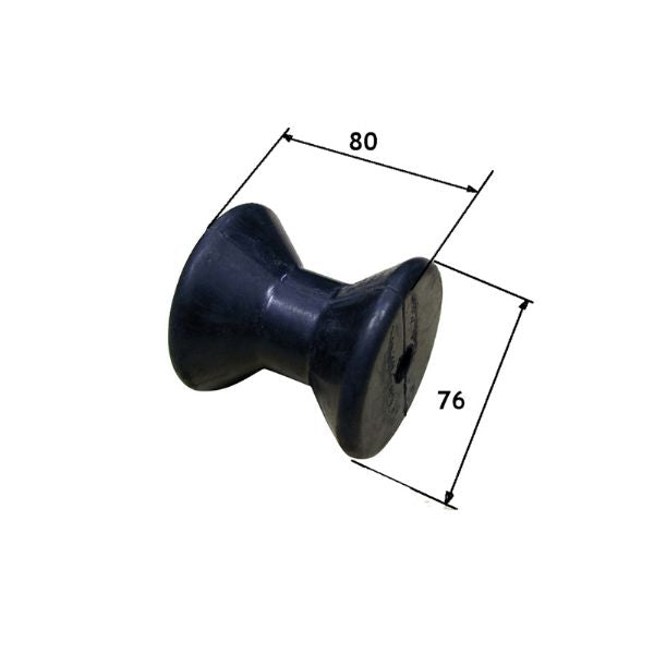 Bow roll T/Trailer O0809001 ø:76mm L:80mm