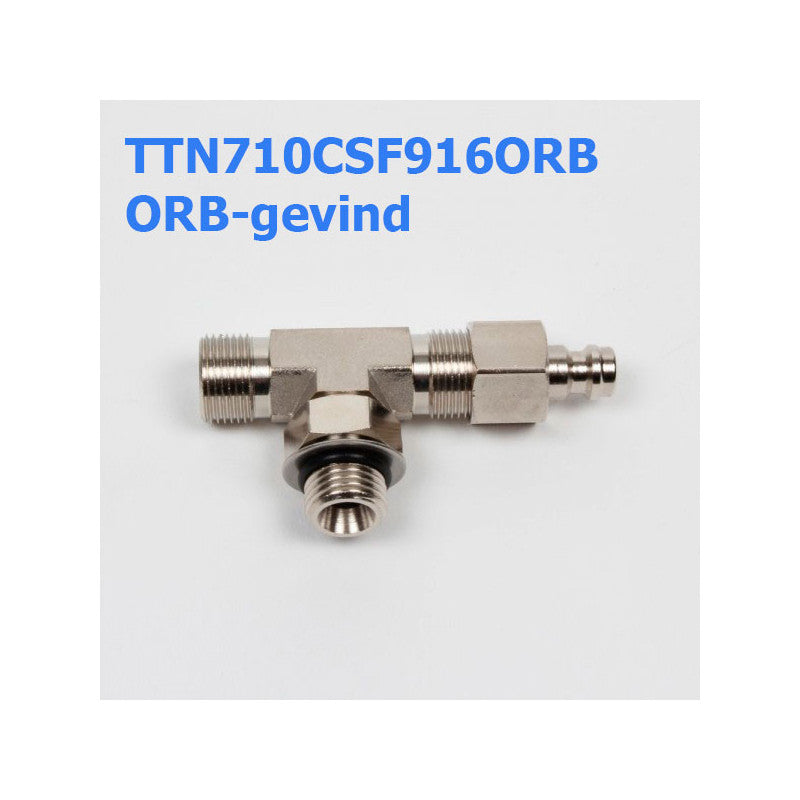 T-fitting 1/4' outlet UNF 2 pcs