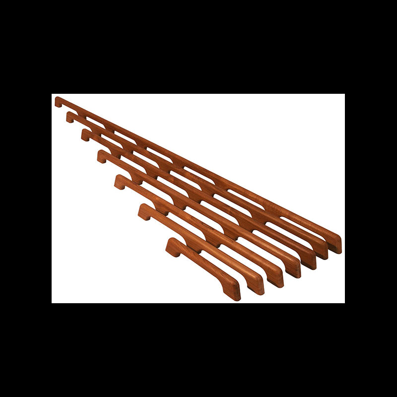 Teak handrail 1 handle, L330mm