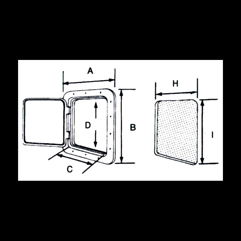 Hatch 480x480mm