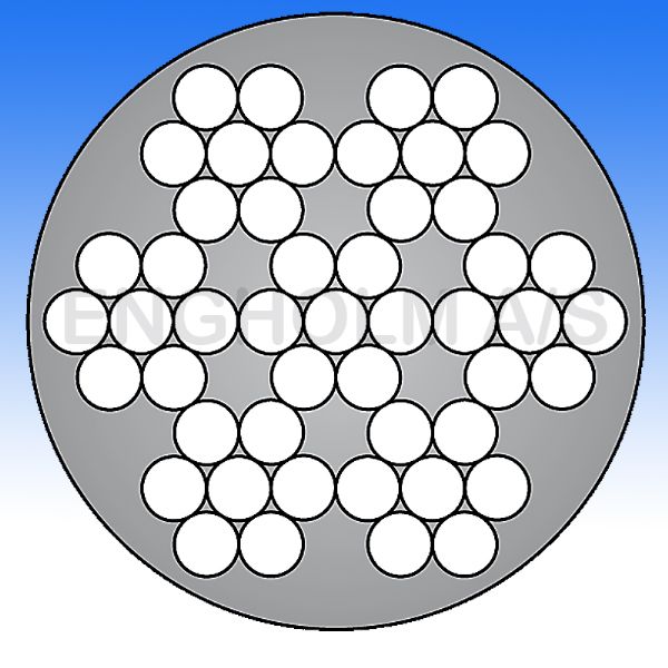 Wire 3/4mm galv. plastovertrukket