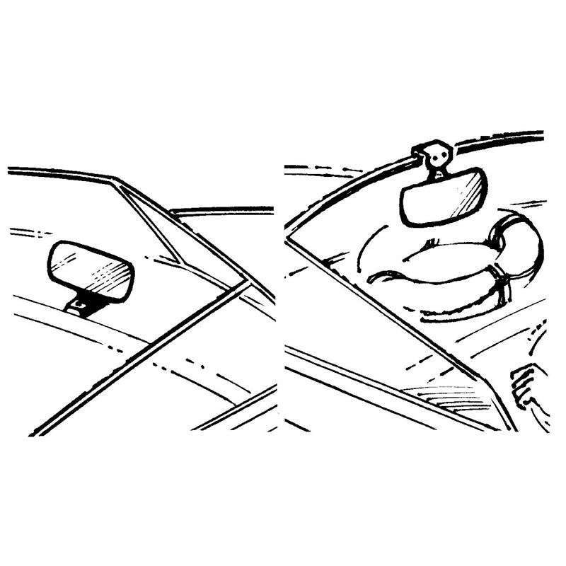 Mirror T/Waterski X0000265 200x95mm
