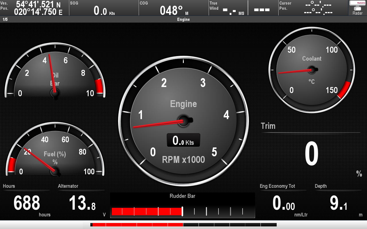 Engine gateway YDEG-04 for NMEA2000