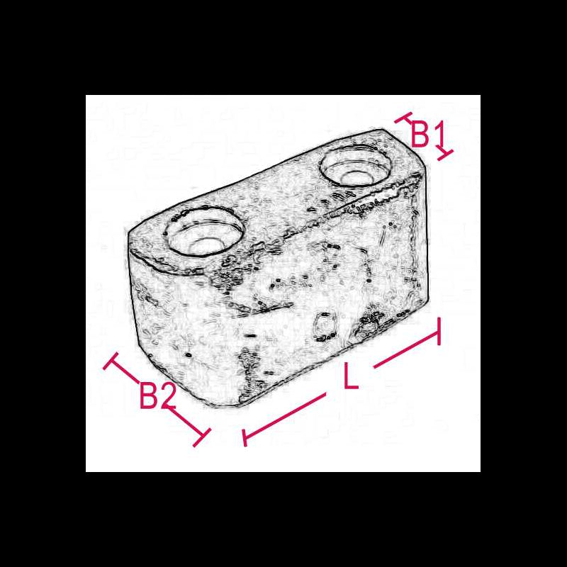 Zinc f/OMC Cobra 1992-