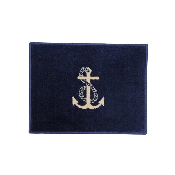 Mat w/woven anchor 61x45cm