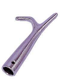 Boat hook tip L150mm ÿ21mm elox.aluminum