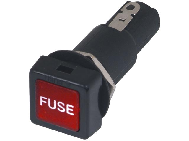 Fuse holder vertical