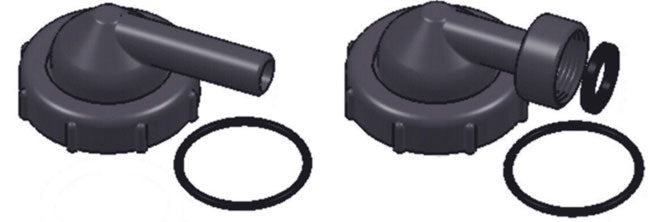 Water tank connector set plastic