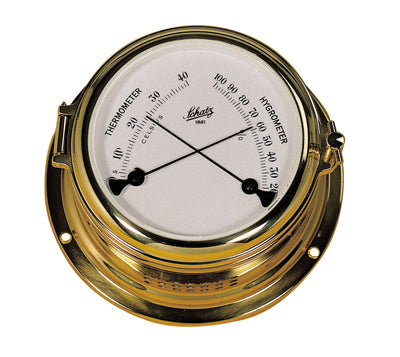 SCHATZ Thermo/Hygrometer 4'' Mariner