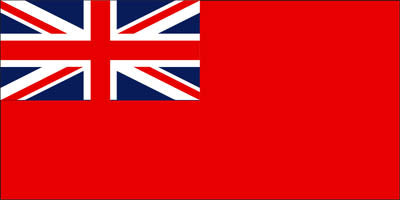 Gæsteflag England RE trykt 30x45