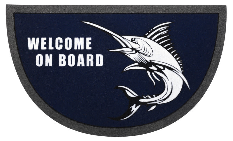 Format antiskid semi-circ. doormat 40x68 cm Marlin