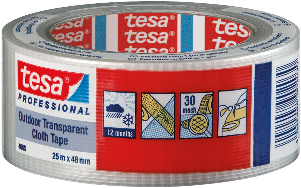 Duct tape 48mm x 25mtr transparent