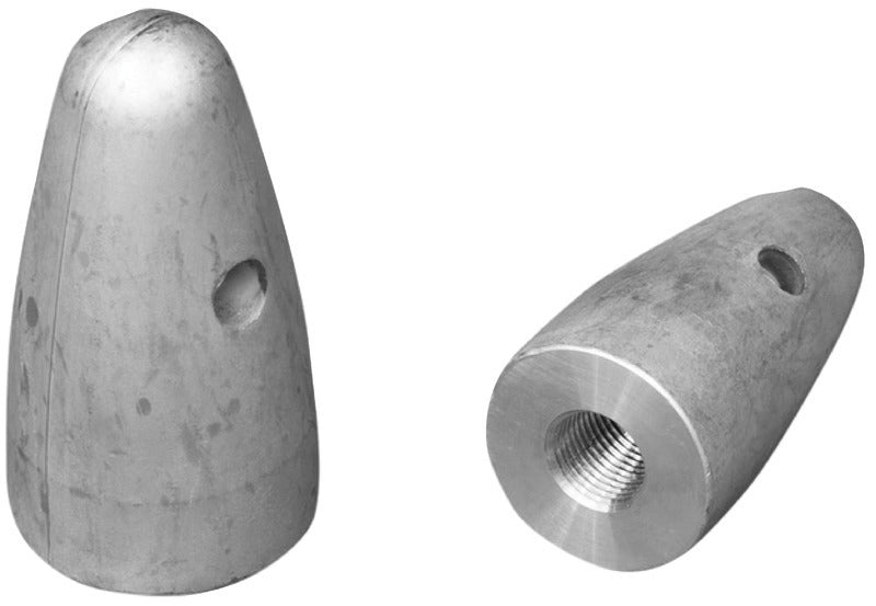 Zinc ogive for propeller Ø 35/40 mm