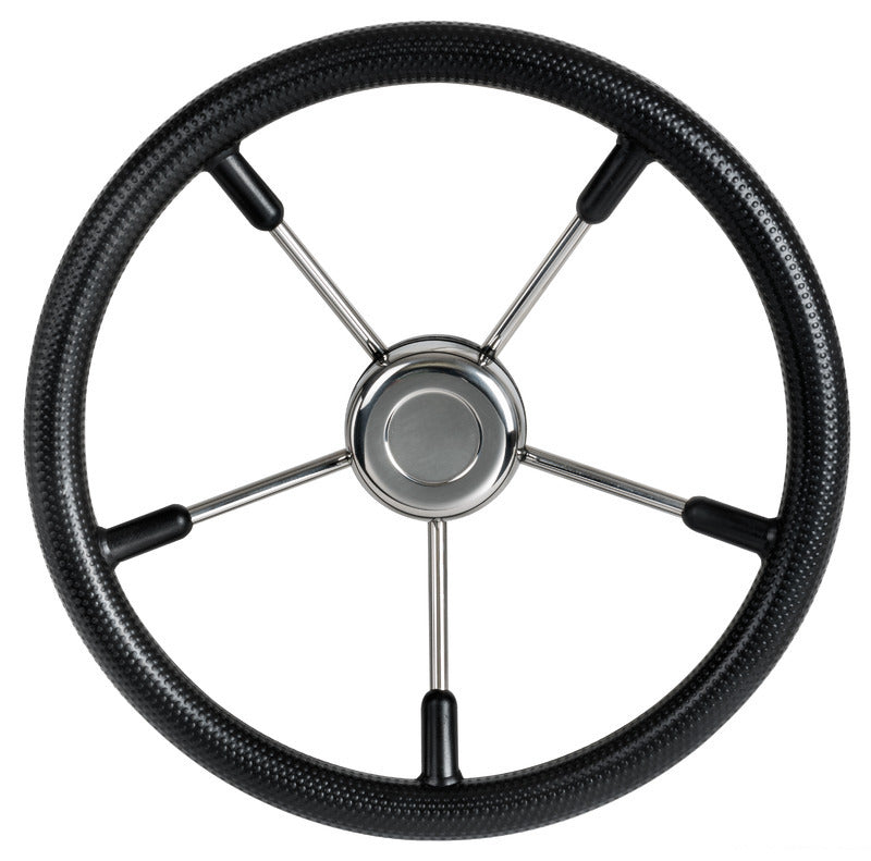 Soft polyurethane steering wheel black 400 mm