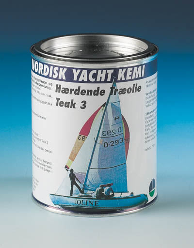 Teak 3 wood-oil-hardening 3/4 ltr.