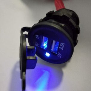 Usb Lade stik 2 Porte