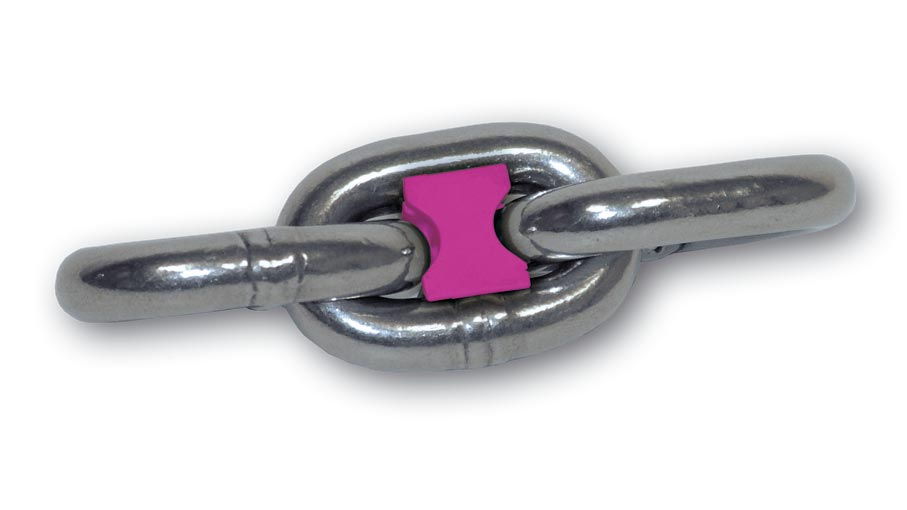 Chain marking 10mm Pink 10 pcs.