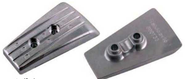 Zinc anode Volvo Plate drive