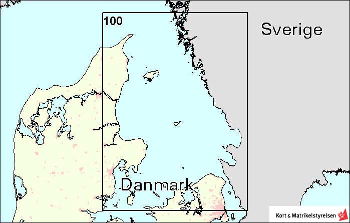 Søkort DA 100 Kattegat