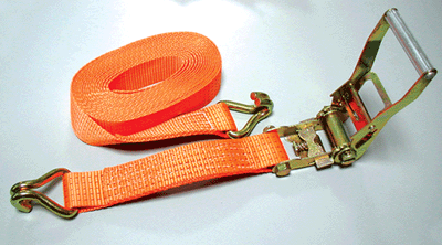 Tension strap Orange W.50mm L.8mtr.